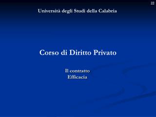 Università degli Studi della Calabria