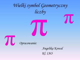 Wielki symbol Geometryczny liczby