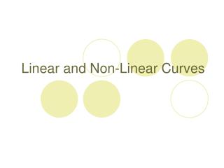 Linear and Non-Linear Curves