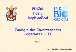 Zoologia dos Invertebrados Superiores - II