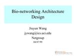 Bio-networking Architecture