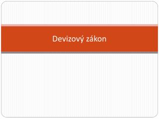 Devizový zákon