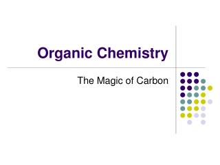 Organic Chemistry