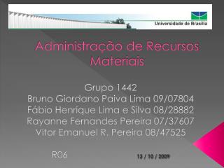 Administração de Recursos Materiais