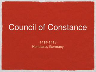 Council of Constance