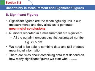 B. Significant Figures