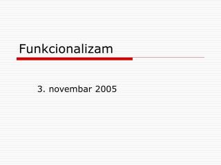 Funkcionalizam