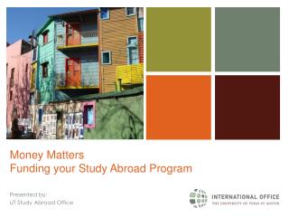 Money Matters Funding your Study Abroad Program