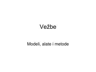 Vežbe