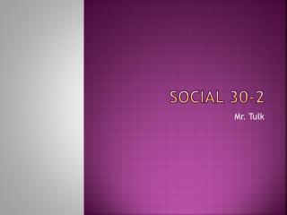 Social 30-2