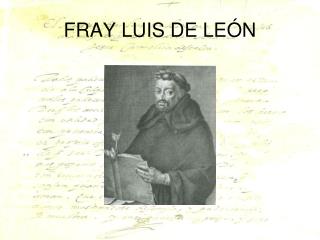FRAY LUIS DE LEÓN
