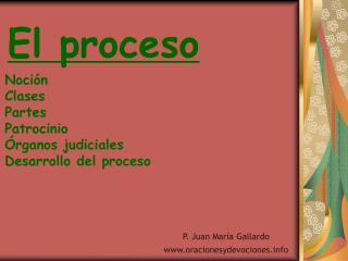 El proceso