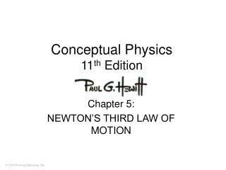 Conceptual Physics 11 th Edition
