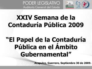 XXIV Semana de la Contaduría Pública 2009