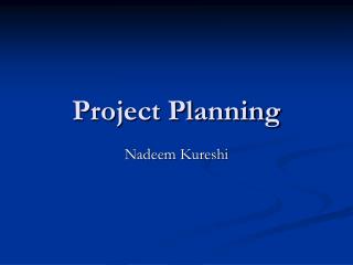 Project Planning