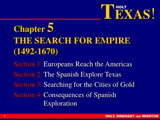 Chapter 5 THE SEARCH FOR EMPIRE (1492-1670)