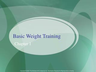 Basic Weight Training