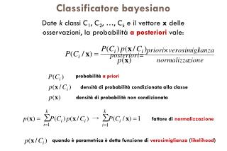 Classificatore bayesiano