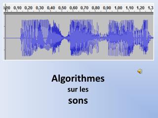 Algorithmes sur les sons