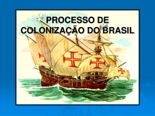 PROCESSO DE COLONIZAÇÃO DO BRASIL