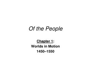 Of the People