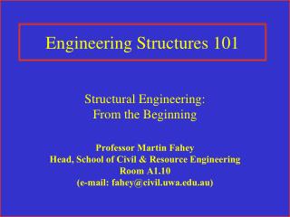 Engineering Structures 101