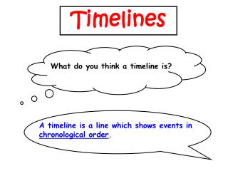 Timelines