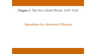 Questions for America’s History