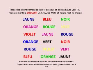 JAUNE BLEU NOIR ORANGE ROUGE VERT VIOLET JAUNE ROUGE ORANGE VERT NOIR