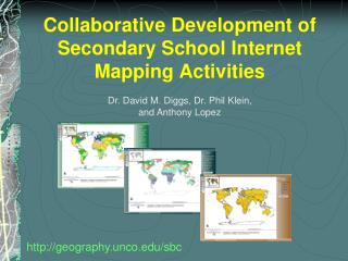 Collaborative Development of Secondary School Internet Mapping Activities