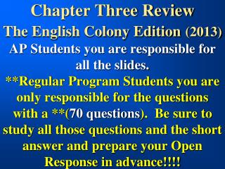 **1. Why was the Toleration Act of 1649 significant to America’s development?