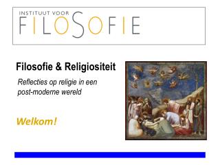 Filosofie &amp; Religiositeit