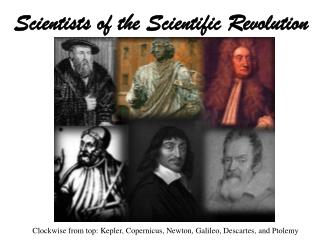 Scientists of the Scientific Revolution