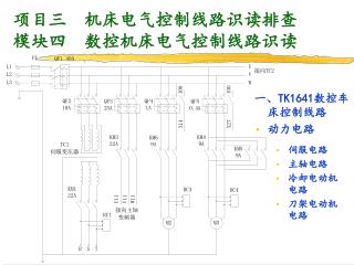 项目三 机床电气控制线路识读排查 模块四 数控机床电气控制线路识读