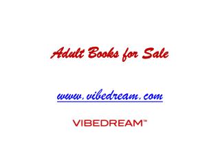 Adult Books for Sale - www.vibedream.com