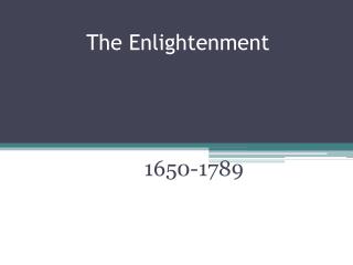 The Enlightenment