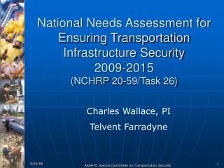 Charles Wallace, PI Telvent Farradyne