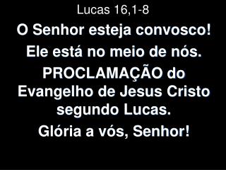 Lucas 16,1-8