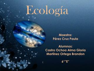 Ecología