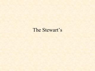 The Stewart’s