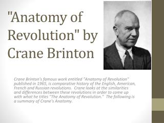 &quot;Anatomy of Revolution&quot; by Crane Brinton