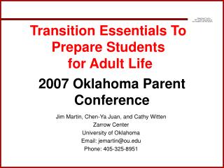 Transition Essentials To Prepare Students for Adult Life