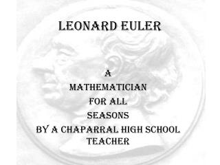 Leonard Euler