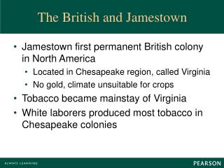 The British and Jamestown