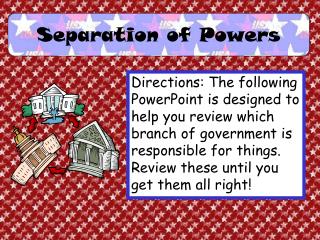 separation powers