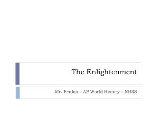 The Enlightenment