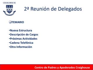 2ª Reunión de Delegados