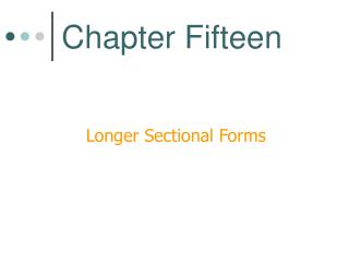 Chapter Fifteen