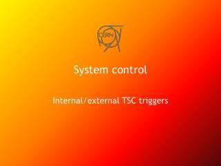 System control