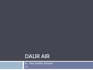 Daur air